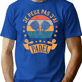 Je Peux Pas Jai Padel Funny Padel Player Gift T-Shirt - Blue