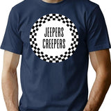 Jeepers Creepers T-Shirt - Retro Graphic Tee for Men & Women - Navy
