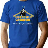 Jefferson Cleaners 7 Locations T-Shirt for Men & Women, T-Shirts Graphic Tee - Blue