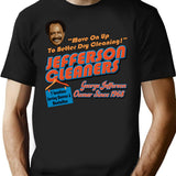 Jefferson Cleaners Move On Up T-Shirt - Retro Graphic Tee for Men & Women - Black