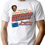 Jefferson Cleaners Move On Up T-Shirt - Retro Graphic Tee for Men & Women - White