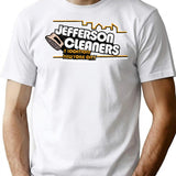 Jefferson Cleaners (1) T-Shirt - Retro Graphic Tee for Men & Women - White