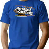 Jefferson Cleaners (1) T-Shirt - Retro Graphic Tee for Men & Women - Blue