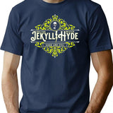 Jekyll And Hyde T-Shirt for Men & Women, T-Shirts Graphic Tee - Navy