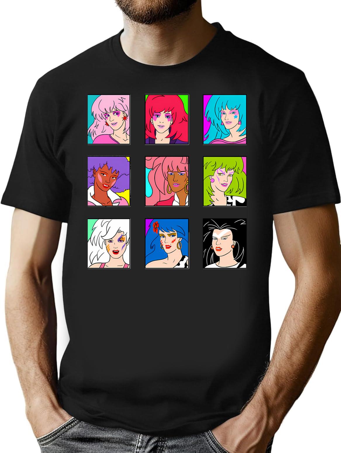 Jem And The Holograms Essential T-Shirt - Retro Graphic Tee for Men & Women - Black