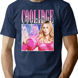 Jennifer Coolidge Vintage Retro 90s Style Inspired Graphic36 T-Shirt - Navy