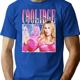 Jennifer Coolidge Vintage Retro 90s Style Inspired Graphic36 T-Shirt - Blue