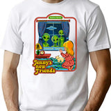 Jenny's New Friends T-Shirt - Retro Graphic Tee for Men & Women - White