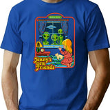 Jenny's New Friends T-Shirt - Retro Graphic Tee for Men & Women - Blue