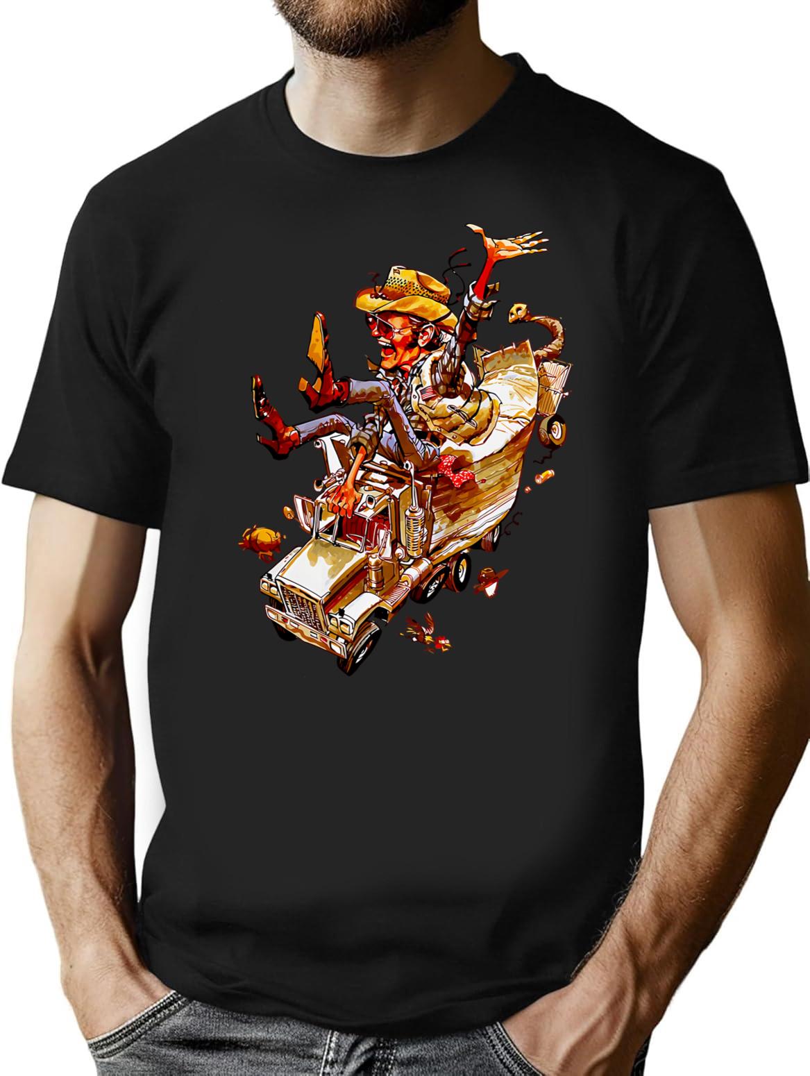 Jerry And The Bandit T-Shirt - Retro Graphic Tee for Men & Women - Black