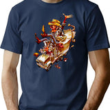 Jerry And The Bandit T-Shirt - Retro Graphic Tee for Men & Women - Navy