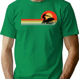 Jet Ski Water Sports Boat Sea Summer Vintage Retro T-Shirt - Green