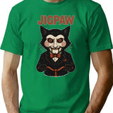 Jigpaw T-Shirt - Retro Graphic Tee for Men & Women - Green
