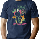 Jigsaw I Want To Play Game T-Shirt for Men & Women, T-Shirts Graphic Tee - Navy