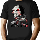 Jigsaw T-Shirt for Men & Women, T-Shirts Graphic Tee - Black