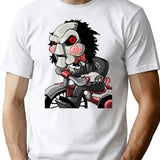 Jigsaw T-Shirt for Men & Women, T-Shirts Graphic Tee - White