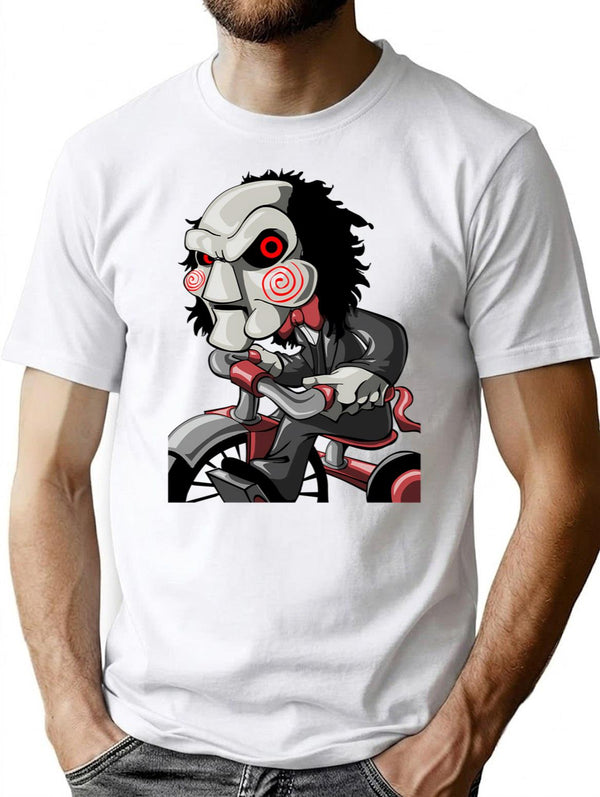Jigsaw T-Shirt for Men & Women, T-Shirts Graphic Tee - White