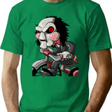 Jigsaw T-Shirt for Men & Women, T-Shirts Graphic Tee - Green