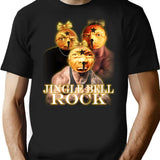 Jingle Bell Rock T-Shirt - Retro Graphic Tee for Men & Women - Black