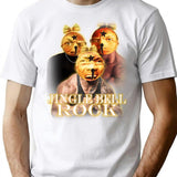 Jingle Bell Rock T-Shirt - Retro Graphic Tee for Men & Women - White
