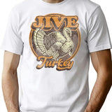 Jive Turkey Worn Out T-Shirt for Men & Women, T-Shirts Graphic Tee - White