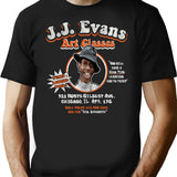 Jj Evans Art Classes Dks Worn T-Shirt for Men & Women, T-Shirts Graphic Tee - Black
