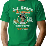 Jj Evans Art Classes Dks Worn T-Shirt for Men & Women, T-Shirts Graphic Tee - Green