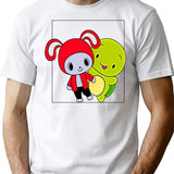 Jj Mikey Maizen T-Shirt - Retro Graphic Tee for Men & Women - White