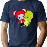Jj Mikey Maizen T-Shirt - Retro Graphic Tee for Men & Women - Navy