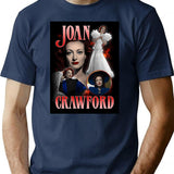 Joan Crawford Bootleg Bootleg Graphic T-Shirt - Navy