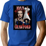 Joan Crawford Bootleg Bootleg Graphic T-Shirt - Blue