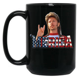 Joe Dirt 4Th Of July Merica Black Coffee Mug