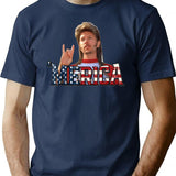 Joe Dirt 4th Of July Merica T-Shirt - Navy