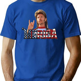 Joe Dirt 4th Of July Merica T-Shirt - Blue
