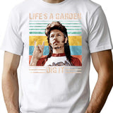 Joe Dirt Lifes A Garden Dig It Vintage T-Shirt - White