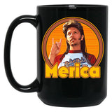 Joe Dirt - Merica 70S Aesthetic Style Fan Art Gift For Fans Black Coffee Mug
