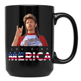 Joe Dirt Merica Fourth Of July Usa Funny America 4Th Of July Lifes A Garden Dig It Keep On Keepin Black Coffee Mug - Black