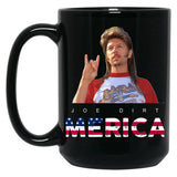 Joe Dirt Merica Fourth Of July Usa Funny America 4Th Of July Lifes A Garden Dig It Keep On Keepin Black Coffee Mug