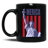 Joe Dirt Merica Funny 4Th Of July Essential Black Coffee Mug