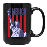 Joe Dirt Merica Funny 4Th Of July Essential Black Coffee Mug - Black