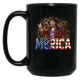 Joe Dirt Merica Joe Dirt 4Th Of July Happy Independence Day Black Coffee Mug
