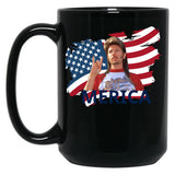 Joe Dirt Merica TMugs Funny Black Coffee Mug