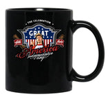 Joe Dirt Merica (1) Black Coffee Mug - Black