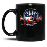 Joe Dirt Merica (1) Black Coffee Mug