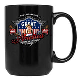 Joe Dirt Merica (1) Black Coffee Mug - Black
