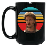 Joe Dirt Merica Black Coffee Mug