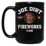 Joe Dirt'S Fireworks Stand Funny Gift Black Coffee Mug