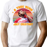 Joey Chestnut A True Hero Artwork T-Shirt - White