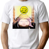 Joeyy Mashallah Bootleg Graphic T-Shirt - White