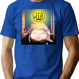 Joeyy Mashallah Bootleg Graphic T-Shirt - Blue